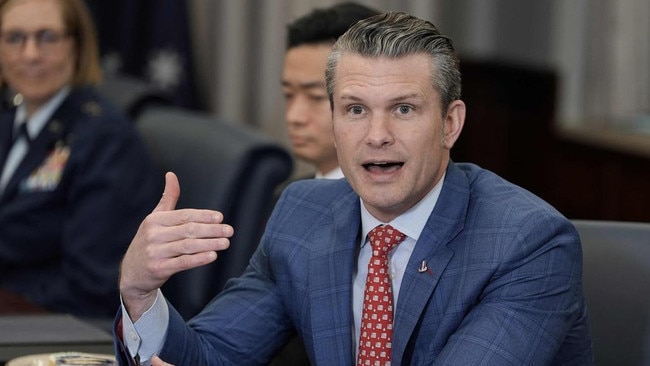 US Secretary of Defense Pete Hegseth has indicated President Trump supports AUKUS. Picture: Oliver Contreras / AFP