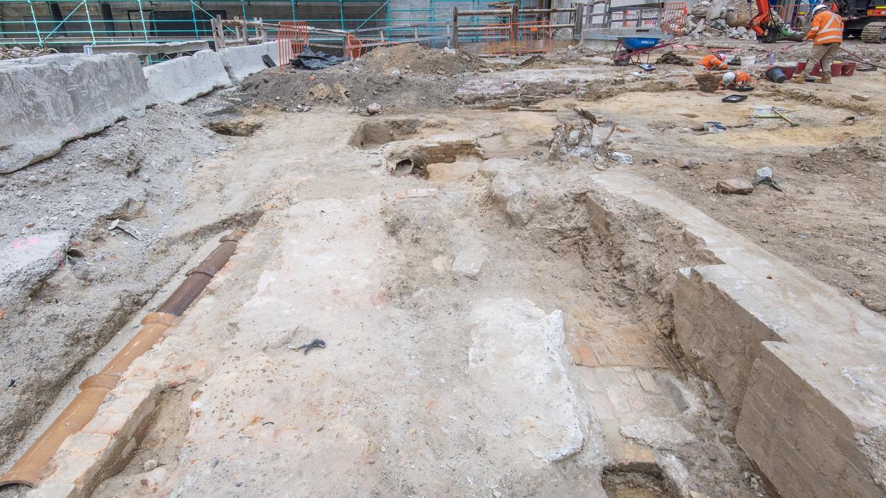 The sandstock brick footings date from the 1820s to 1840s. Picture: supplied