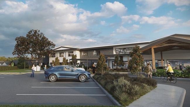 Design concepts for the new Woolworths and retirement village proposed for Cooroy. Picture: Woolworths