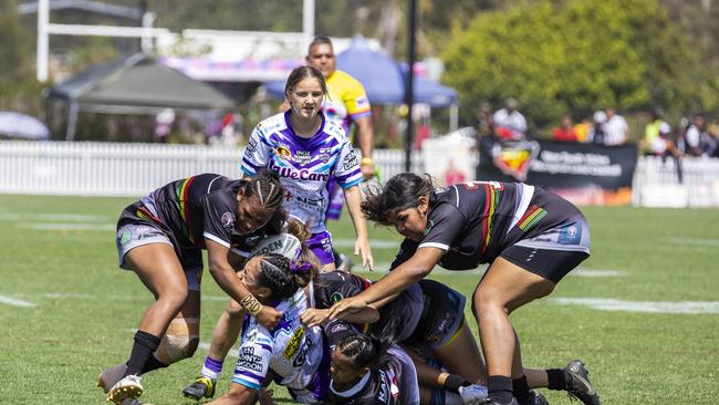 U17s girls Koori Knockout grand final, Northern United Dirawongs vs Minda Sisters. Picture: Andrea Francolini