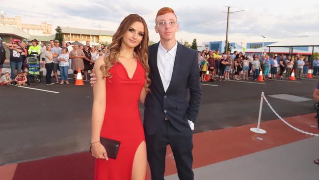 Students arriving at the Kingaroy State High School Formal at Kingaroy Town Hall on November 11.