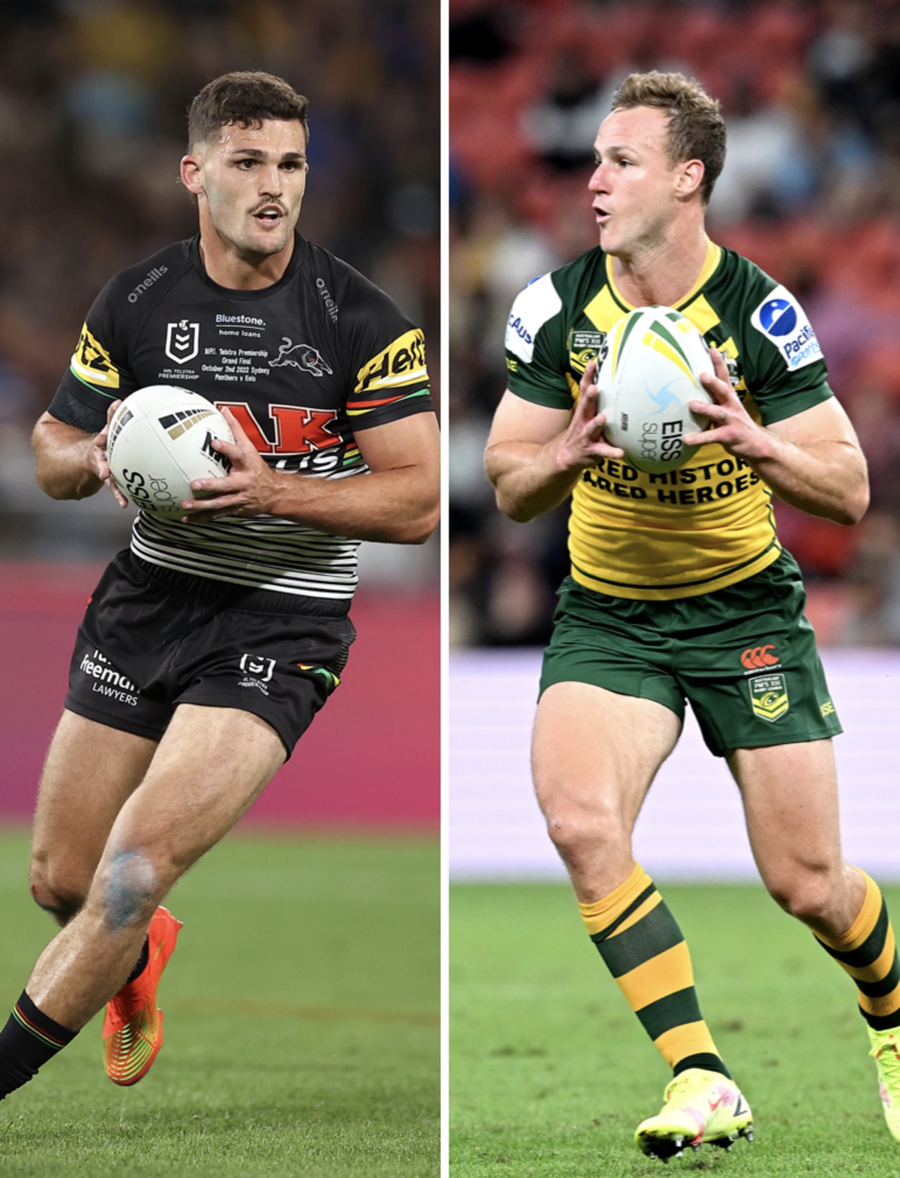 Nathan Cleary and Daly Cherry-Evans