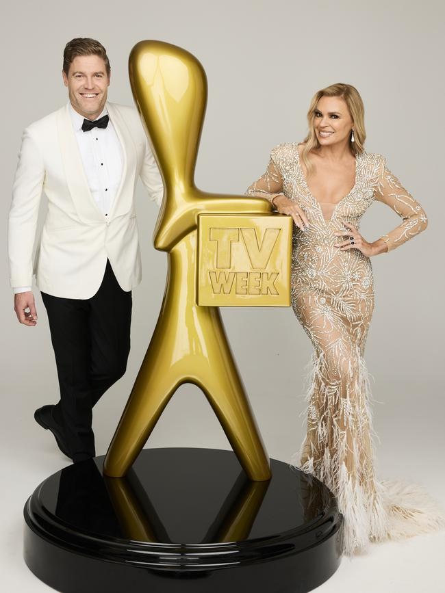 Chris Brown and Sonia Kruger. Picture: Supplied