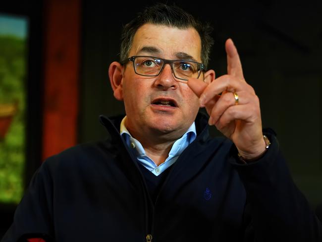 MELBOURNE AUSTRALIA - NewsWire Photos JULY 21, 2023: Victorian Premier Dan Andrews is seen during a press conference in Mannerim. Picture: NCA NewsWire / Luis Enrique Ascui