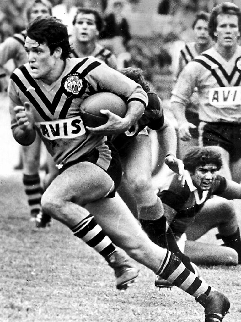 Neil Whittaker played 118 games at hooker for Balmain.