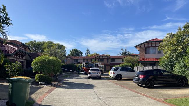 Gold Coast police were called to a unit on Brown Street in Labrador around 4.30pm on Tuesday because of a “disturbance”.