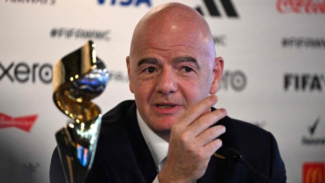 FIFA president Gianni Infantino (Photo by Saeed KHAN / AFP)