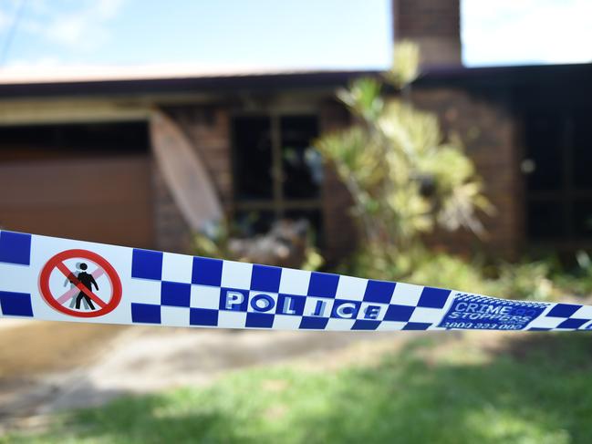 Generic police tape. Investigation scene. Photo: Luke Simmonds