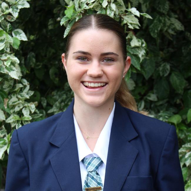 Sophie Gavin, vice-captain at Peace Lutheran College. Photo: supplied