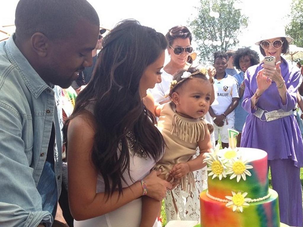 At her Coachella-themed first birthday party... “Boho-chic is so last season” Picture: Instagram