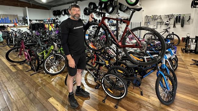 Daryl Pursey of Harris Cycles in North Lismore is looking forward to the inaugural event. Picture: Cath Piltz