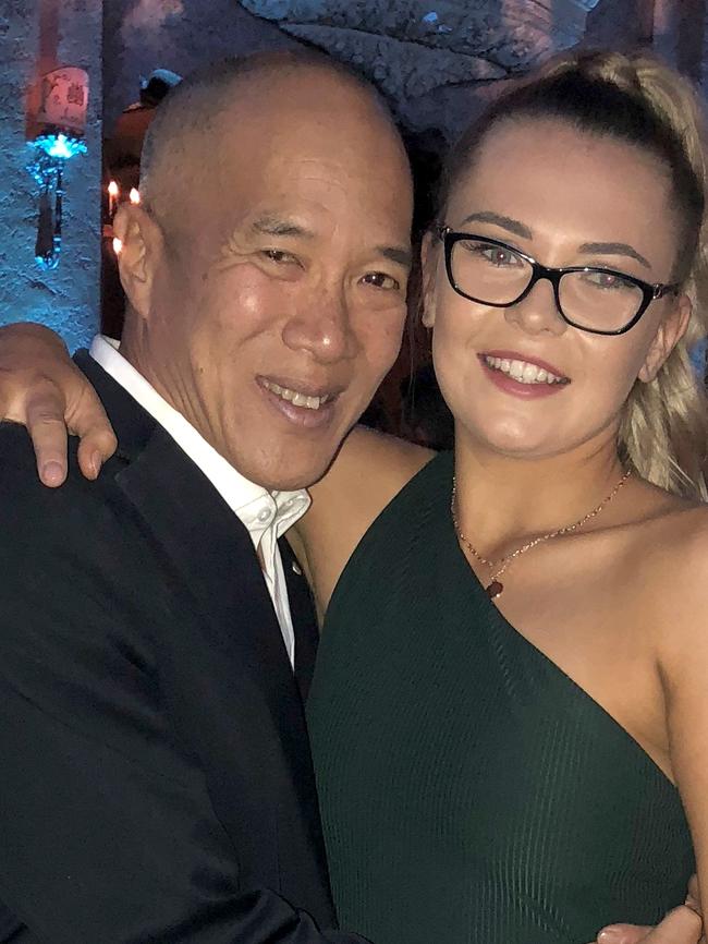 Charlie Teo with one of his patients - Ciara Rose Nelson. Picture: Supplied