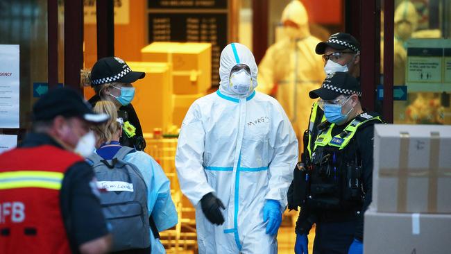 The decision to lock down public housing towers without warning was not based on direct advice from the deputy chief health officer. Picture: Ian Currie