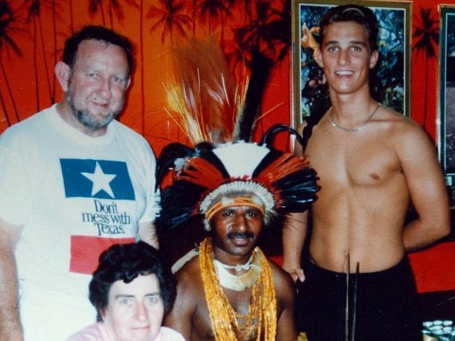 McConaughey as a Rotary Exchange student with Ray and Eileen Crocker in 1988 during a visit to Expo in Brisbane.