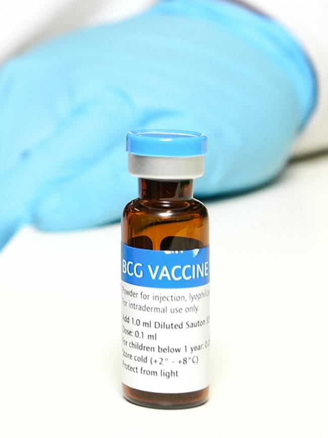 The BCG vaccine in Adelaide. Picture: AAP Image/Morgan Sette