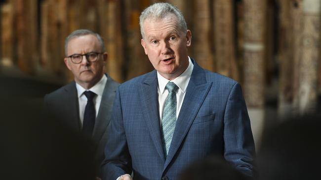 Tony Burke had an easy ride getting the first tranche of IR changes through, but this time employer groups and companies are wary and prepared to fight, writes Judith Sloan. Picture: NCA NewsWire / Martin Ollman