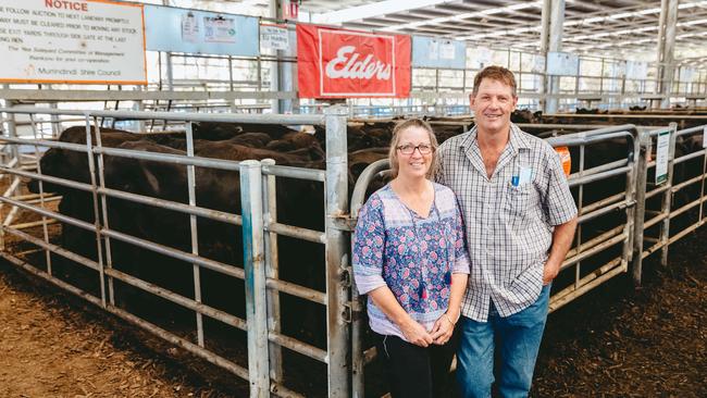 Sellers Michael and Sue Spagnolo from Yea. Picture: Chloe Smith