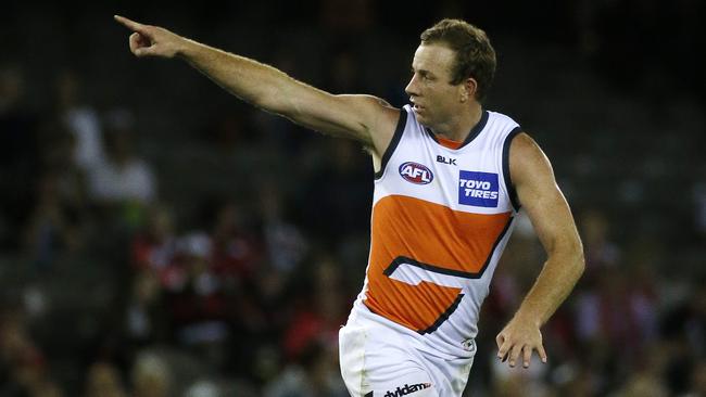 Steve Johnson has been outstanding for GWS this season. Picture: George Salpigtidis