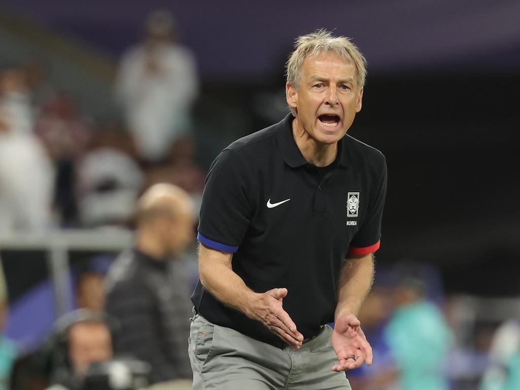 South Korea coach Jurgen Klinsmann is confident about his side’s chances against Australia. Picture: Lintao Zhang/Getty Images