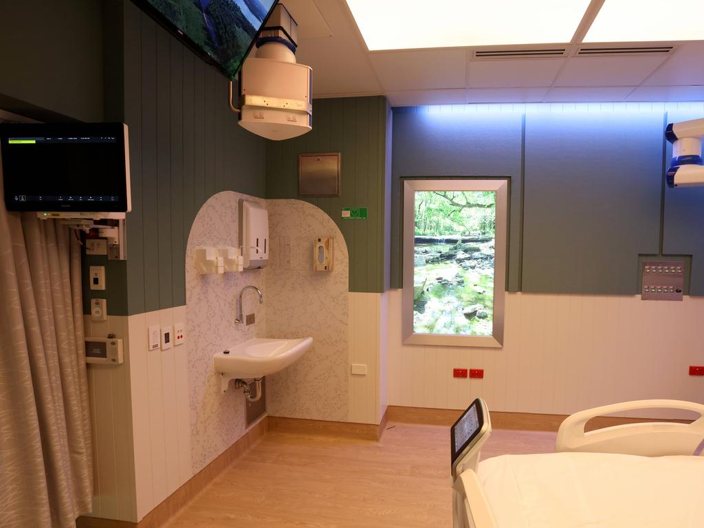 The Prince Charles Hospital’s redesigned ICU aids patient recovery. Picture: Steve Pohlner