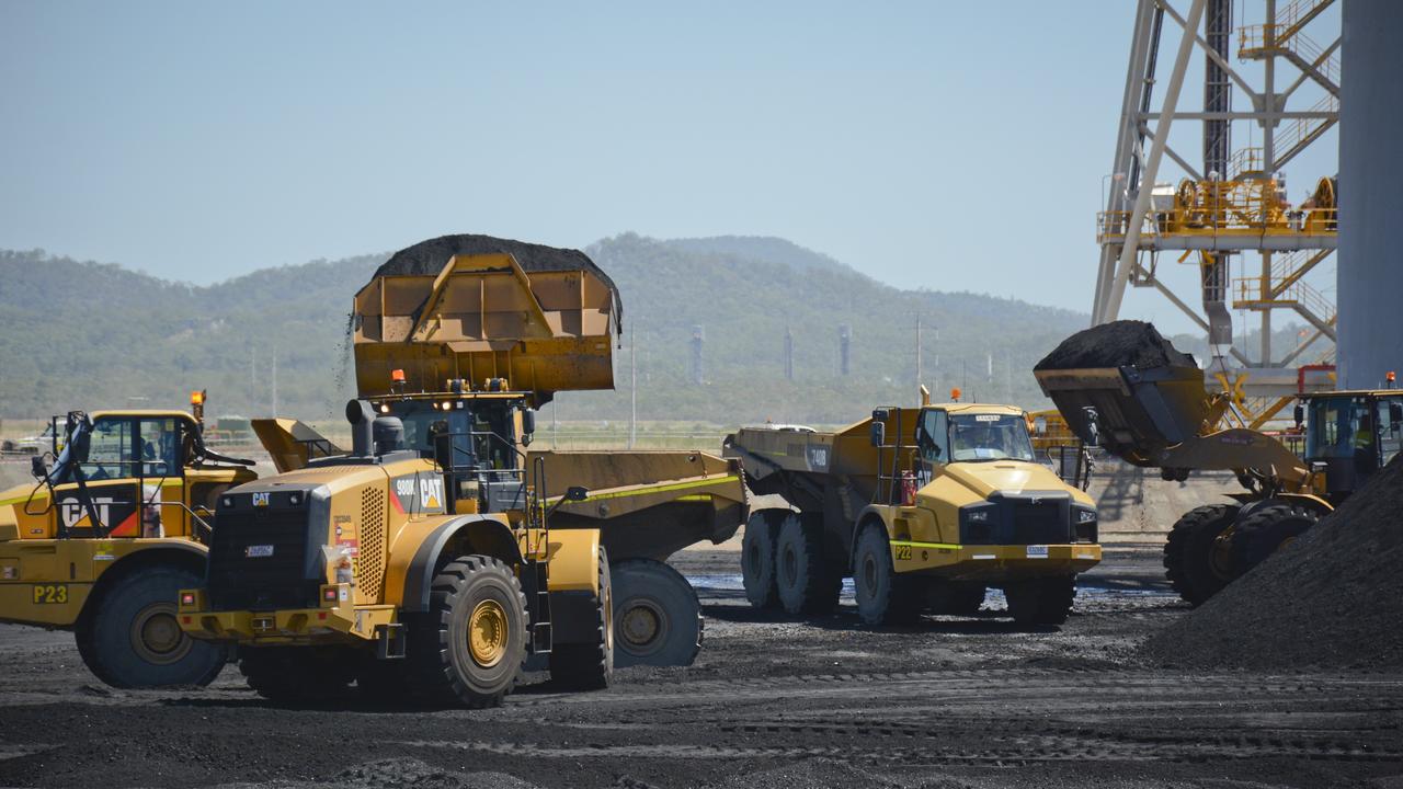 Wiggins Island Coal Export Terminal near Rockhampton.