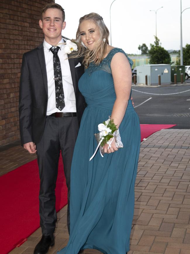 Toowoomba Grammar School senior formal held at Rumours. James Heinrich and Amelia McWilliam.