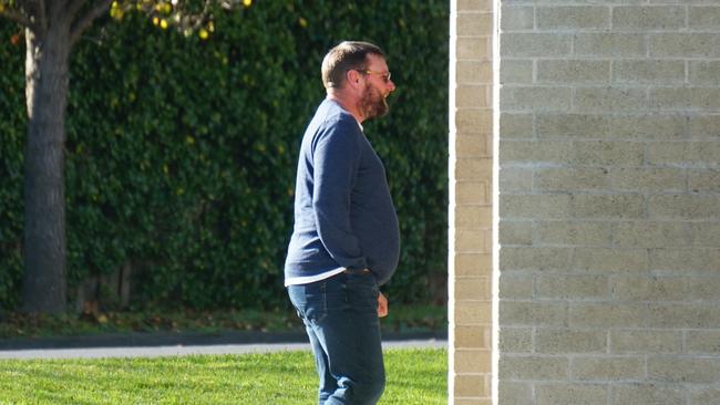 Craig John Frost entering the Mount Gambier Magistrate Court on Monday. Picture: Jessica Ball