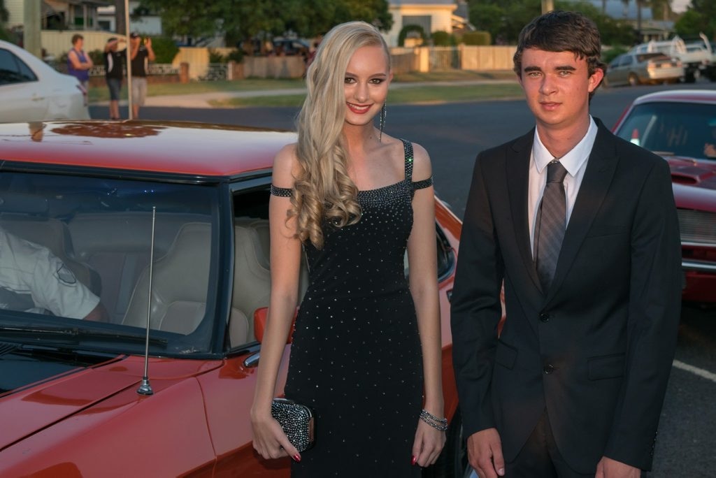 SPARKLING ARRIVAL: Laura Marshall and Jordan Gainey. Picture: Owen Studios