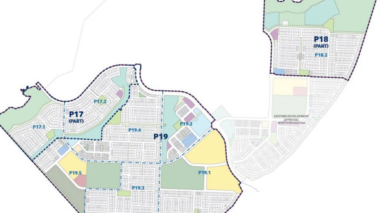 A plan showing the proposed second phase of land release at Gagalba. Photo: RPS Group