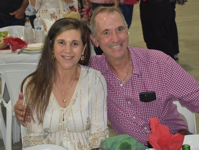 Angie and Stewart Sims from Stanthorpe at the Italian long lunch, February 25, 2024.