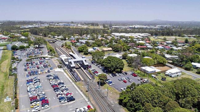 Dinmore Train Station. Picture: Cordell Richardson