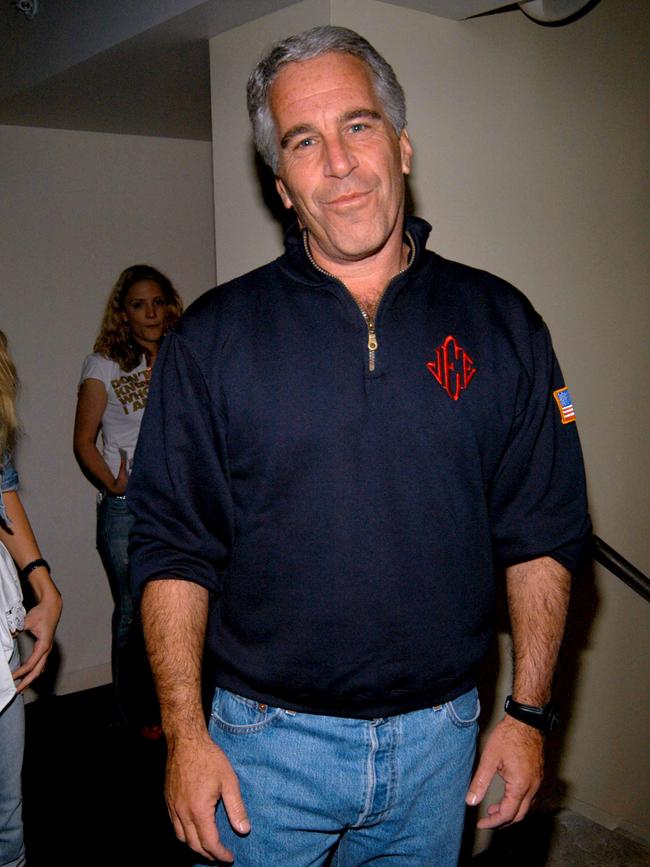 Jeffrey Epstein pictured at a party in New York in 2005. Picture: Getty