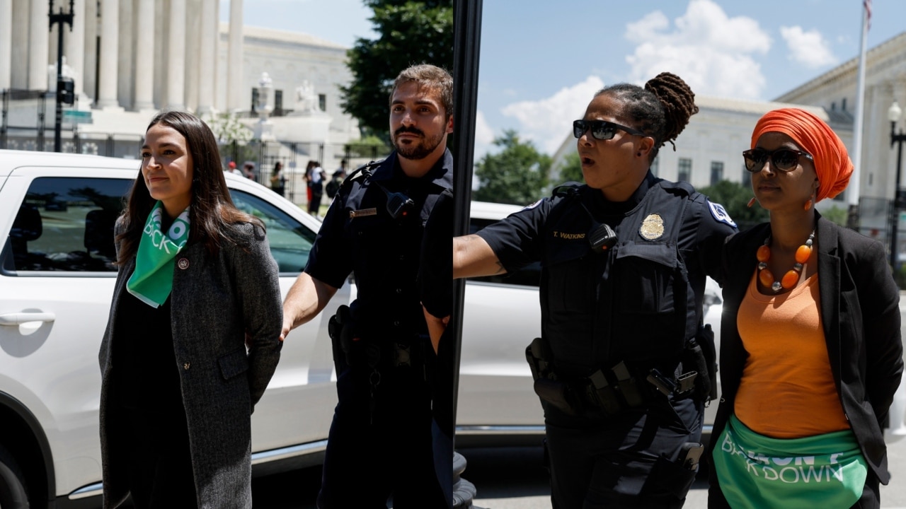 AOC And Ilhan Omar Caught Out ‘pretending’ To Be Handcuffed | News.com ...