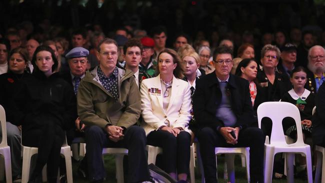 Dawn Service at Southport. Councillor Brooke Patterson at the ceremony. Picture Glenn Hampson