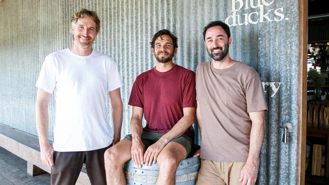 Intrepid chefs Darren Robertson, Mark Labrooy and Andy Allen.