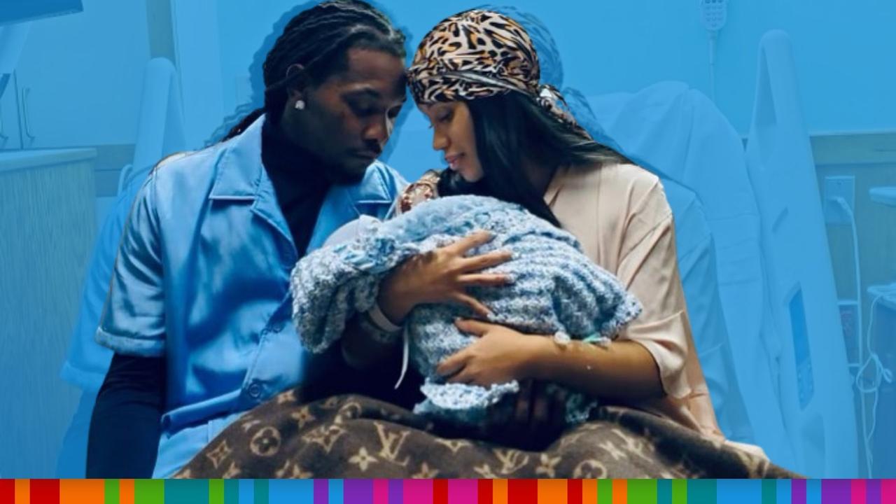 Rapper couple, Cardi B and Offset, introduced their second child with an Instagram post. Image: Instagram / @iamcardib