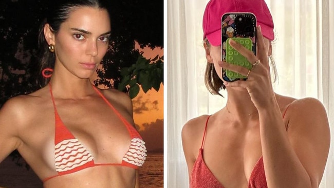 ‘Fall out’: Itsy bitsy bikini trend lands in Aus. Picture: Instagram