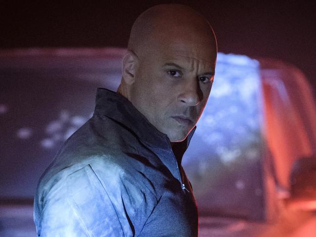 Vin Diesel in a scene from the movie Bloodshot. Supplied by Sony Pictures Australia.