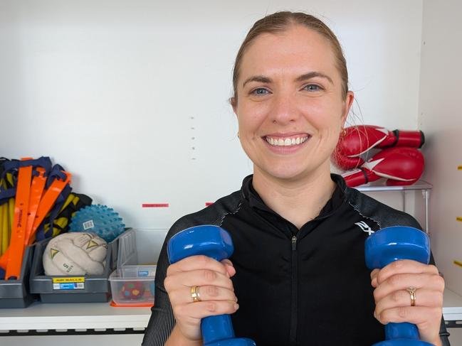 Exercise scientist Deb Lawrence is in the videos explaining the exercises.