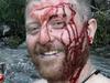 Hiker ‘bitch slapped’ by monster python