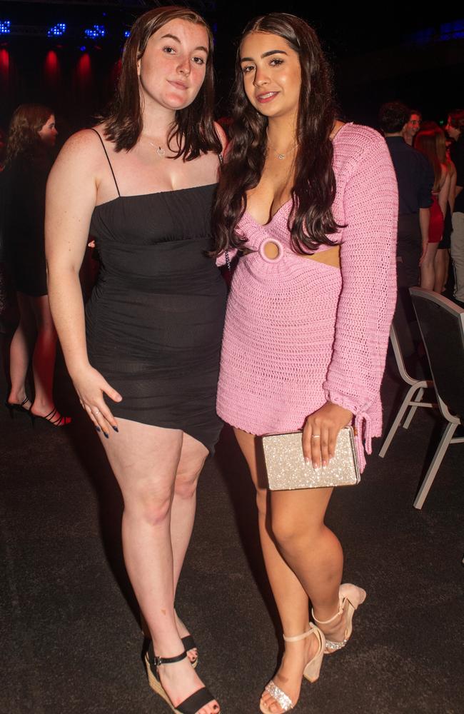 Kate Wood and Savanna Smit from St Patricks College at the 2022 30th year Mocktail event. Picture: Michaela Harlow