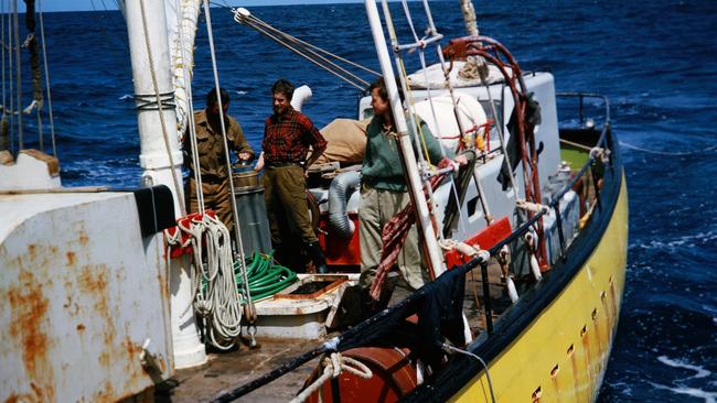 The Patanela on route to Heard Island in 1964.