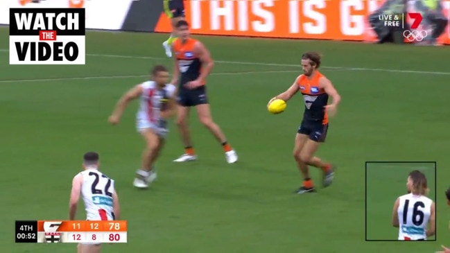 Callan Ward caught holding the ball (7AFL)