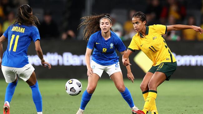 Mary Fowler has quickly become an important cog in the Matildas team.