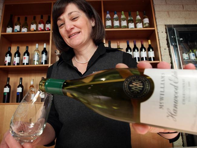 Story for Wine Guide "Wine Uncorked" in the Riverina Area. Louise Crook at McWilliams winery.