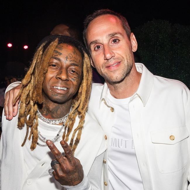 Rubin with rapper Lil Wayne.