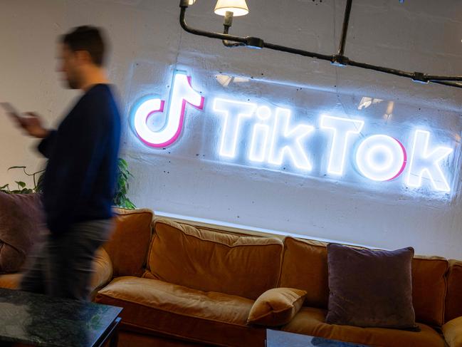 TikTok users should be wary of account breaches. Picture: AFP.