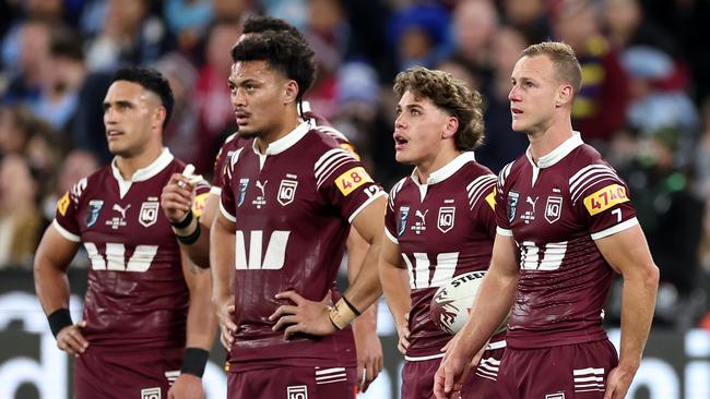 It was an ugly night for the Maroons. (Photo by Cameron Spencer/Getty Images)