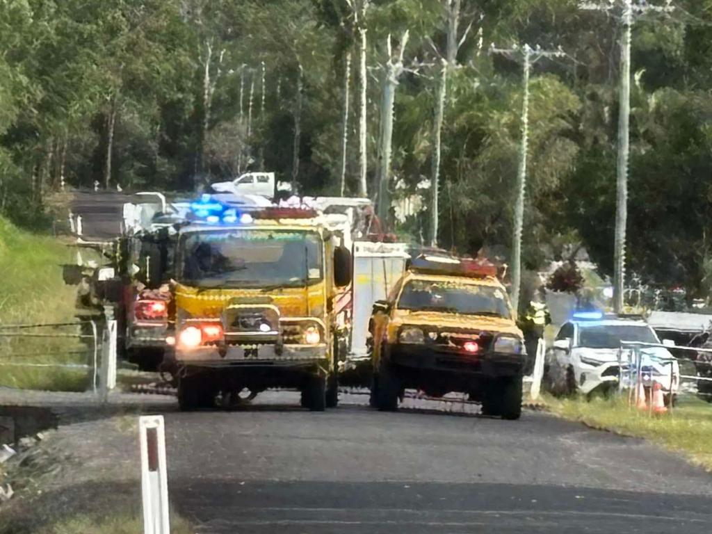 Multiple crews were on scene for the house fire on Monday afternoon.