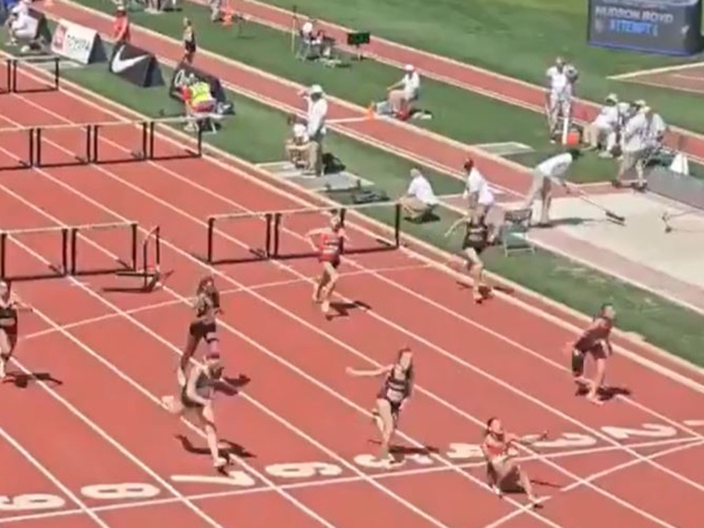 Anderson then did a second roll to cross the line. Picture: Supplied
